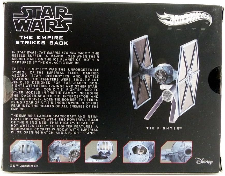 Hot Wheels Elite Imperial Tie Fighter – Empire Strikes Back – CMC92