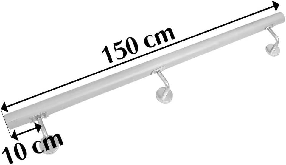 Buche Holz Handlauf Treppengeländer Geländer für Treppe Treppe Wandhandlauf Wand Treppe seitliche Mo