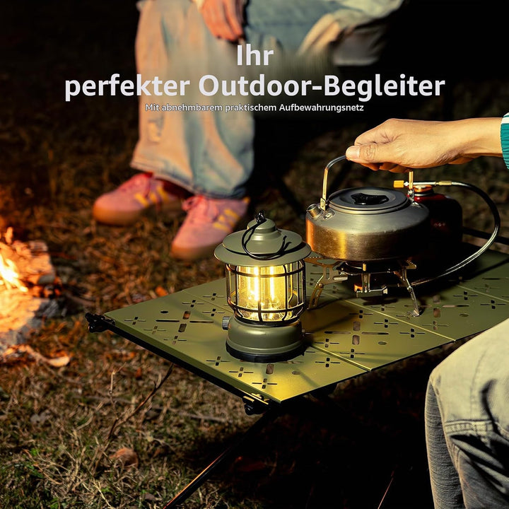 Campingtisch Klappbar,Aluminium Klapptisch Camping Tisch mit Tragetasche und Netztasche,Ultraleicht