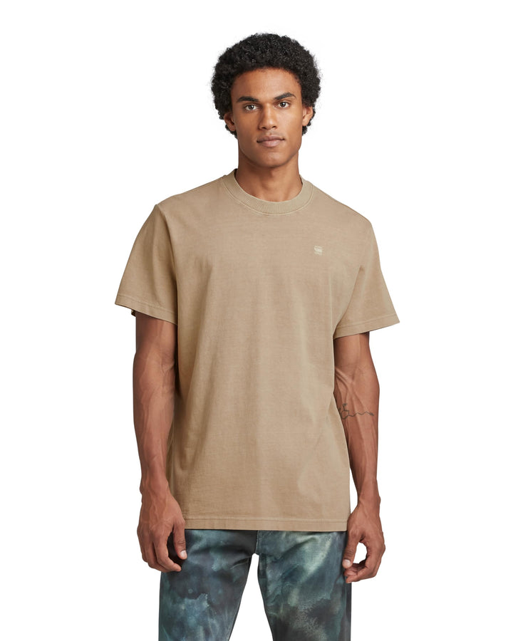 G-STAR RAW Herren Overdyed Loose T-Shirts L Braun (Renaissance Dk Toggee Gd D23154-c756-d919), L Bra