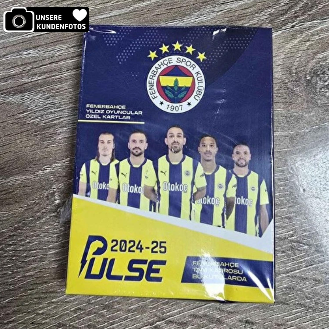 Fenerbahçe Pulse 2024/25 – 12 Fussballkarten mit Autogramm – Offizielles Lizenzprodukt – Limitierte