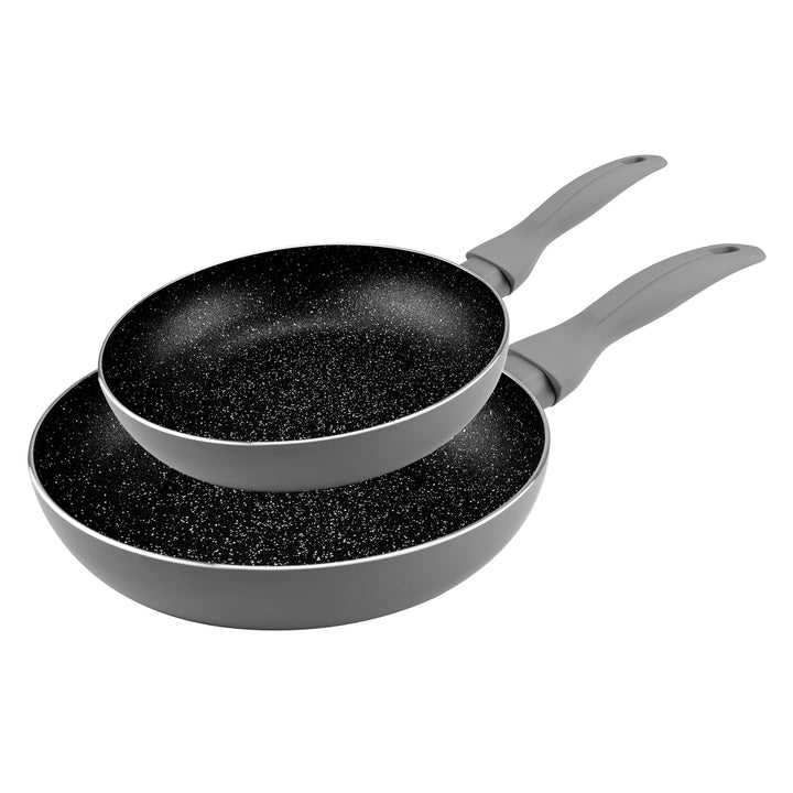 Pfannenset Induktion - 20+28 cm - Beschichtete Pfannen Set für alle Herdarten, auch induktionsherd -