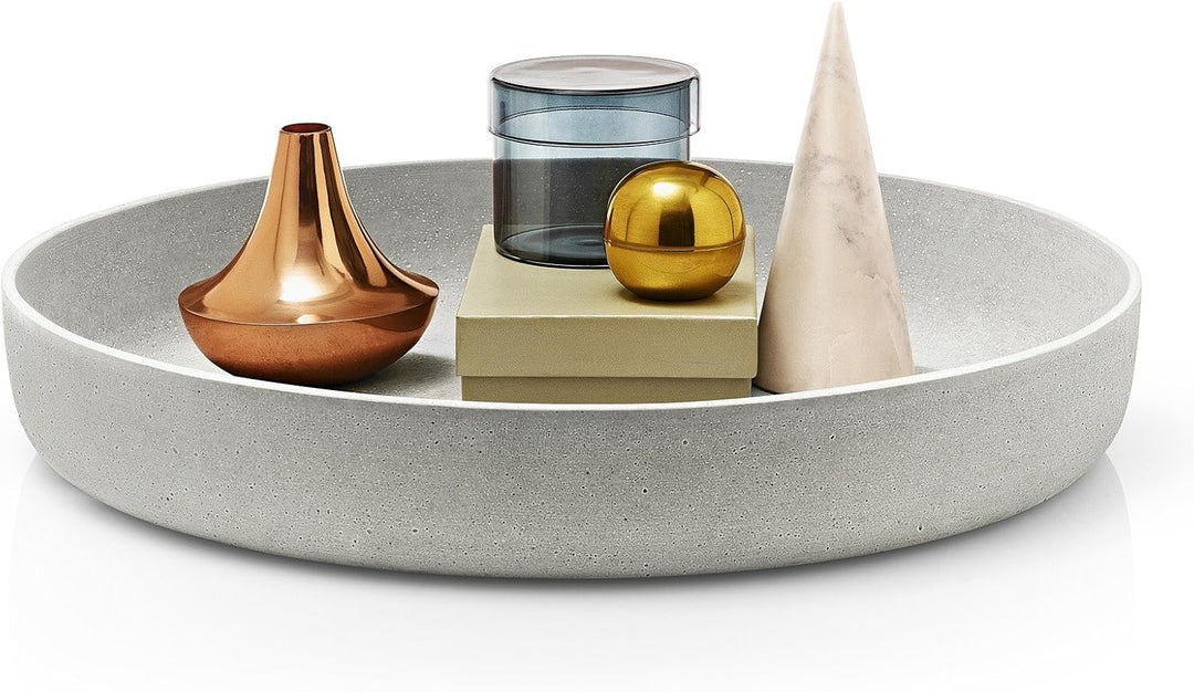 blomus -MOON- Dekoschale aus Stein, puristische Beton-Optik, hochwertige Verarbeitung, Industrial-De