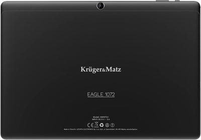 Krüger&Matz KM1072 Tablet 4G LTE 64 GB 25.6 cm (10.1) Cortex 4 GB Wi-Fi 5 (802.11ac) Android 11 Blac