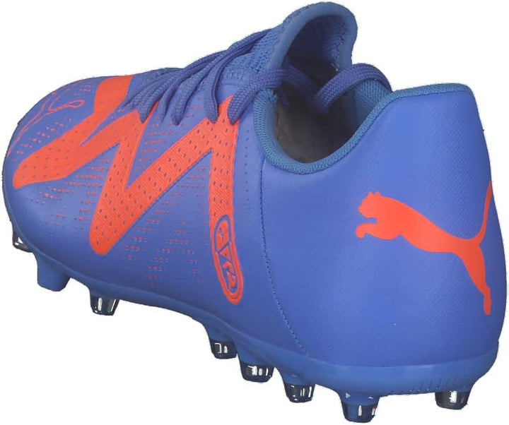 PUMA Herren Future Play Mg Fussballschuh, 42 EU Blue Glimmer Puma White Ultra Orange