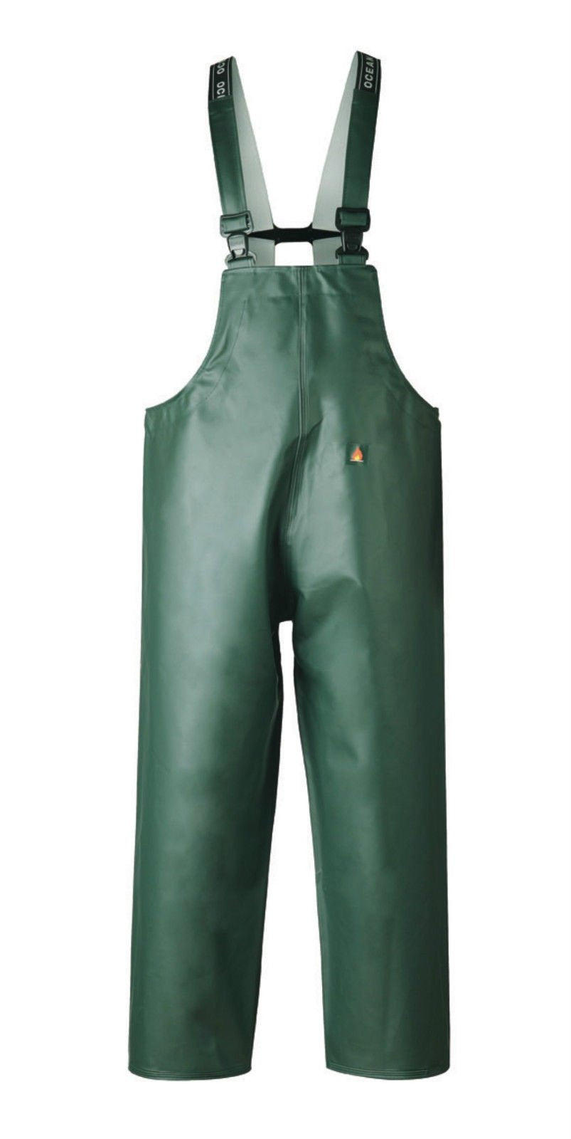 Feldtmann Latzhose Regenhose Oelzeug grün Offshore Vinyl schwere Qualität 540g 3XL Grün Grün, 3XL Gr
