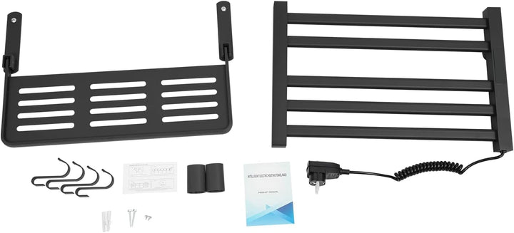 Elektrischer Handtuchhalter, Aluminiumlegierung Beheizter Handtuchhalter, Wandmontierter Handtuchwär