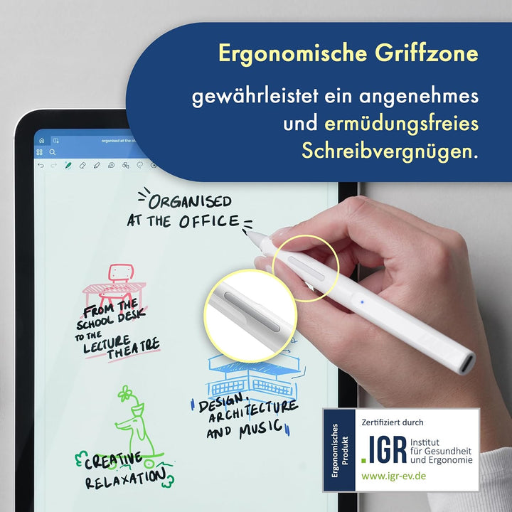 Lamy safari note+ white iPad Stift, white