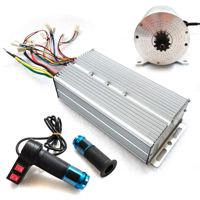 BLDC Motor Kit Bürstenloser Gleichstrommotor inkl. Controller und Drosselklappengriff 3000W 72V DC 4