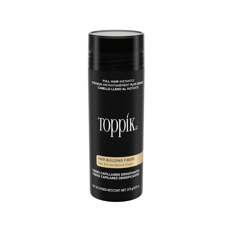 TOPPIK Hair Building Fibers Medium Blonde, 1er Pack (1 x 27.5g)