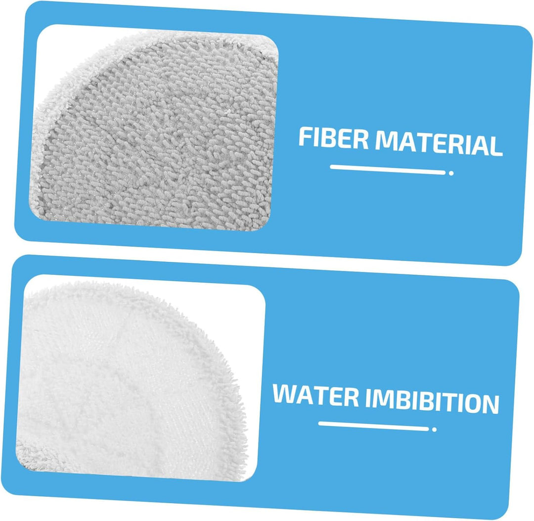2 Stück Wiederverwendbare Dampfreinigungs Wischmop Pads aus Baumwolle Kompatibel mit Samz Seu Hochab