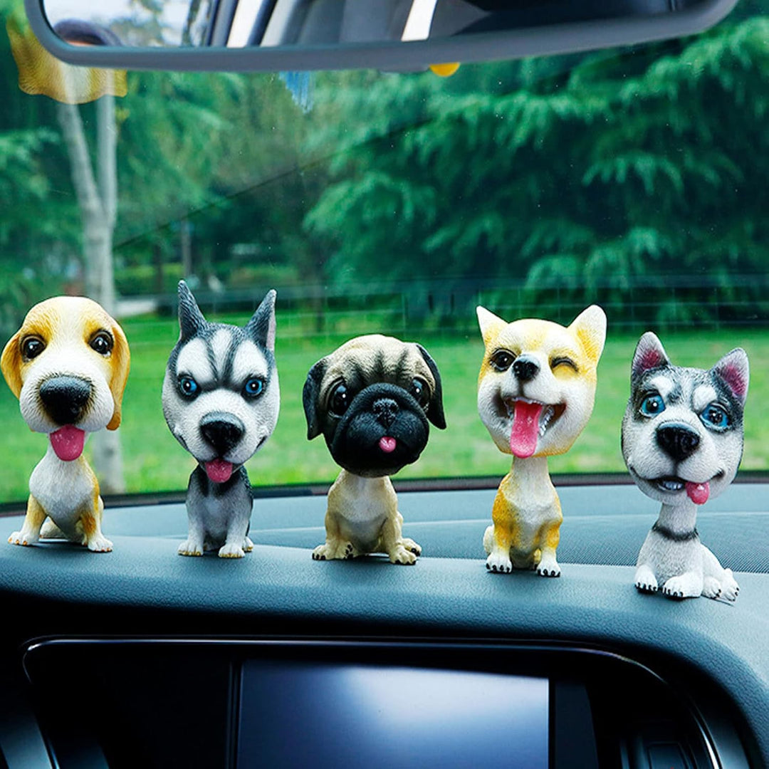 Auto Wackelkopf, Wackelkopf Hund, Wackelhund für Auto, Auto Wackelhund Puppe, Auto Dekoration Wackel