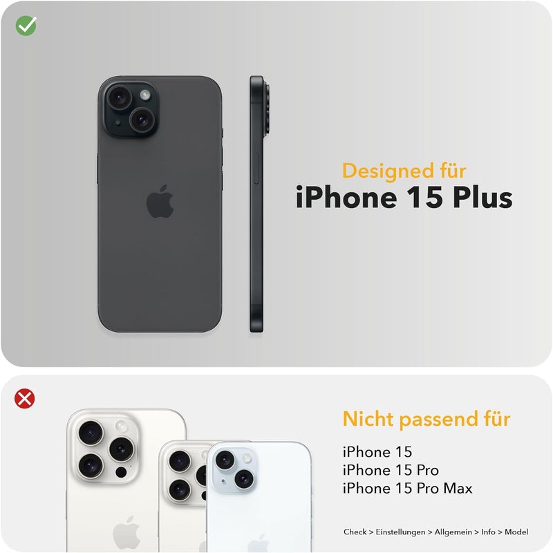 Woodcessories - BioCase, Magnetische Handyhülle für iPhone 15 Plus kompatibel mit MagSafe, Hülle mit