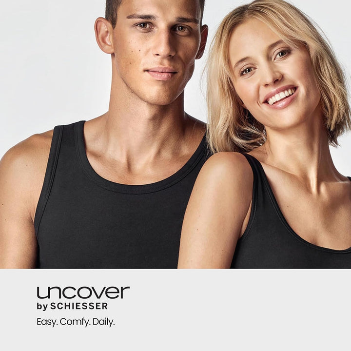 uncover by Schiesser Handtücher Brooklyn im 4er Set aus weichem Baumwoll-Frottier, Made IN Green, Fa