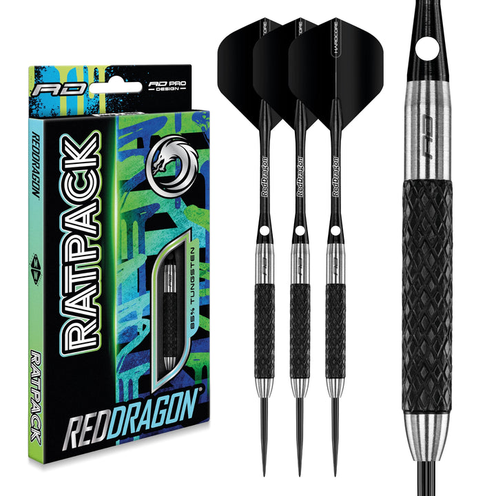 RED DRAGON Rat 26g, 28g, 25g, 30g, 32g oder 35g Tungsten Darts mit Flights und Schäfte 35.0 Gramm, 3