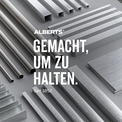 Alberts 497569 Winkelprofil | Messing | 1000 x 20 x 15 mm | 2er Set