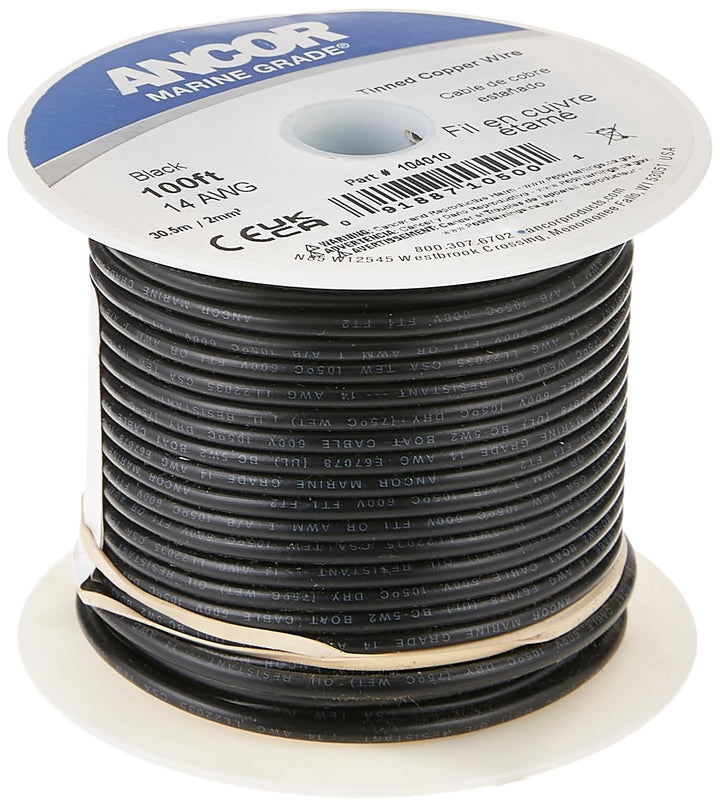 Ancor Marine Grade Primary Wire and Battery Cable STANDARD 12 Awg MULTICOLOR, STANDARD 12 Awg MULTIC