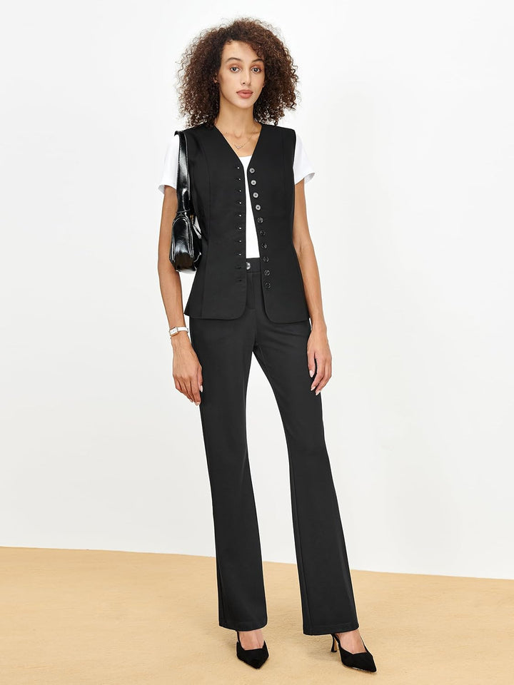 Tapata Damen 71cm/76cm/81cm/86cm Bootcut Stretch-Hose mit 4 Taschen, Tall/Lang/Regulär/Petite Für Bü