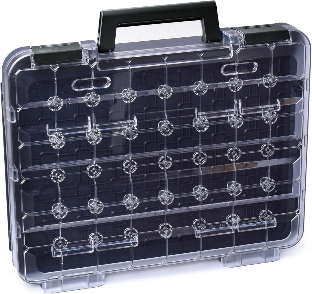 Sortimentskasten transparent mit Klappgriff | Bosch Sortimo T-BOXX 320 anthrazit 3er Set | Sortierbo