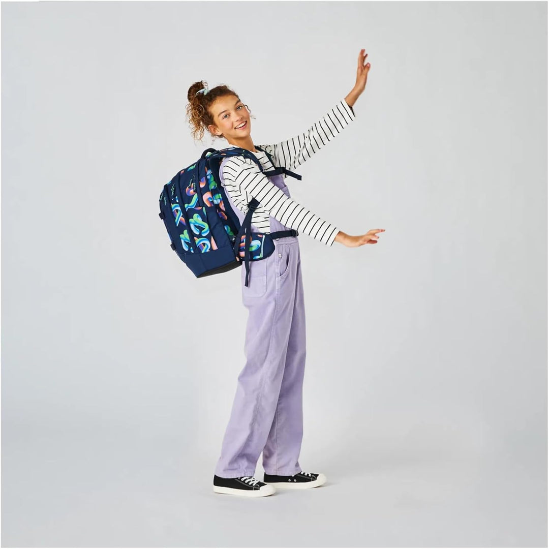 Satch Pack ab 5. Klasse ergonomisch 30L Stauraum standfest Organisationstalent Einheitsgrösse Crazy