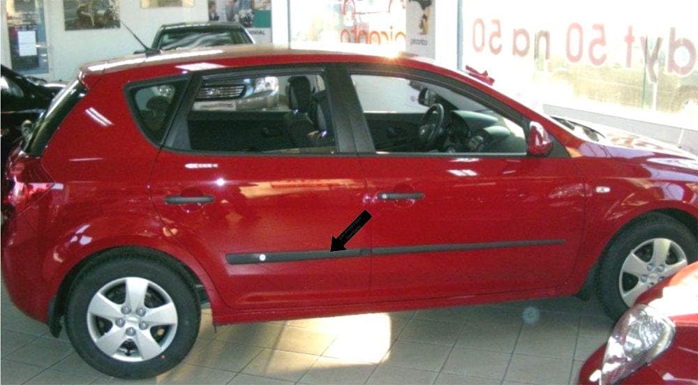 Spangenberg Seitenschutzleisten schwarz passend für Kia CEE’d I Schrägheck 5-Türer Ceed Baujahr 2006