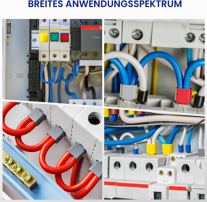 Preciva Twin Aderendhülsen Set, 800 Stück Isolierte Zwillinge Aderendhülsen Sortiment Set Mehrfarbig