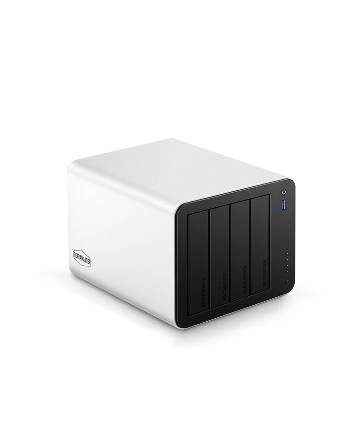 TERRAMASTER F4-425 Plus NAS-Speicher – 4 Einschübe, Intel N95 Quad-Core-CPU, 8 GB RAM DDR, 2 x 5 GbE