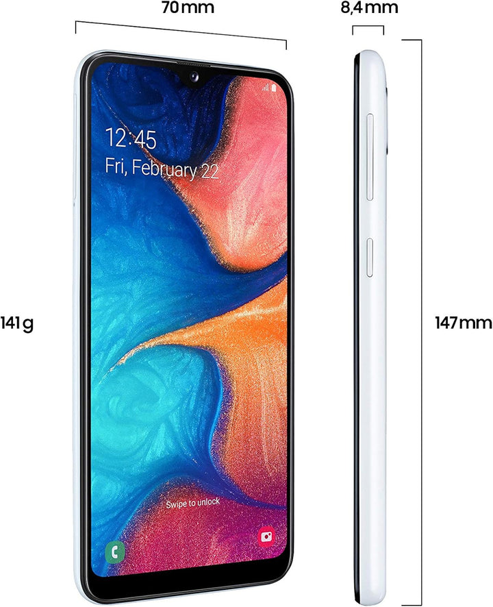 Samsung Galaxy A20e Smartphone (14.82cm (148.2 mm) 5.8 Zoll) 32GB interner Speicher, 3GB RAM, Dual S