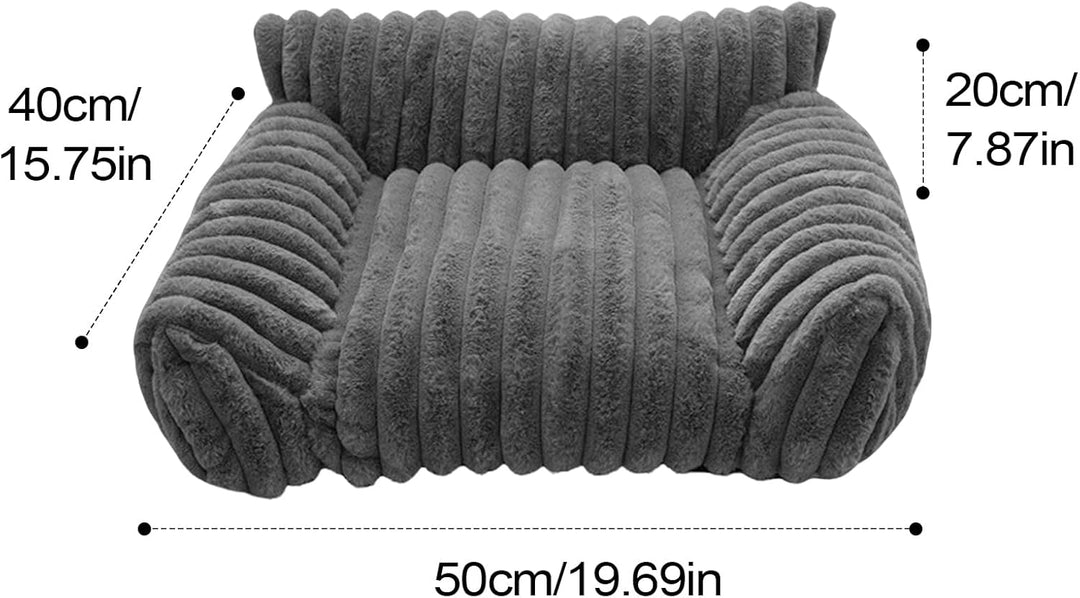 Katzensofa Bett Haustier Couch 50x40x20cm Orthopädische Hund Flauschig Und Waschbar Katzencouch Mit
