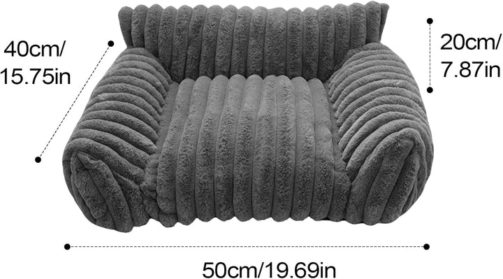 Katzensofa Bett Haustier Couch 50x40x20cm Orthopädische Hund Flauschig Und Waschbar Katzencouch Mit
