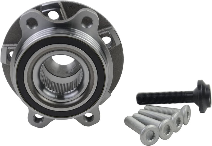 Bisenya Radlager Satz Vormontiert mit Radnabe Kompatibel mit A4 A5 A6 A8 B8 Q5 Qu-att-ro 4H0498625 8
