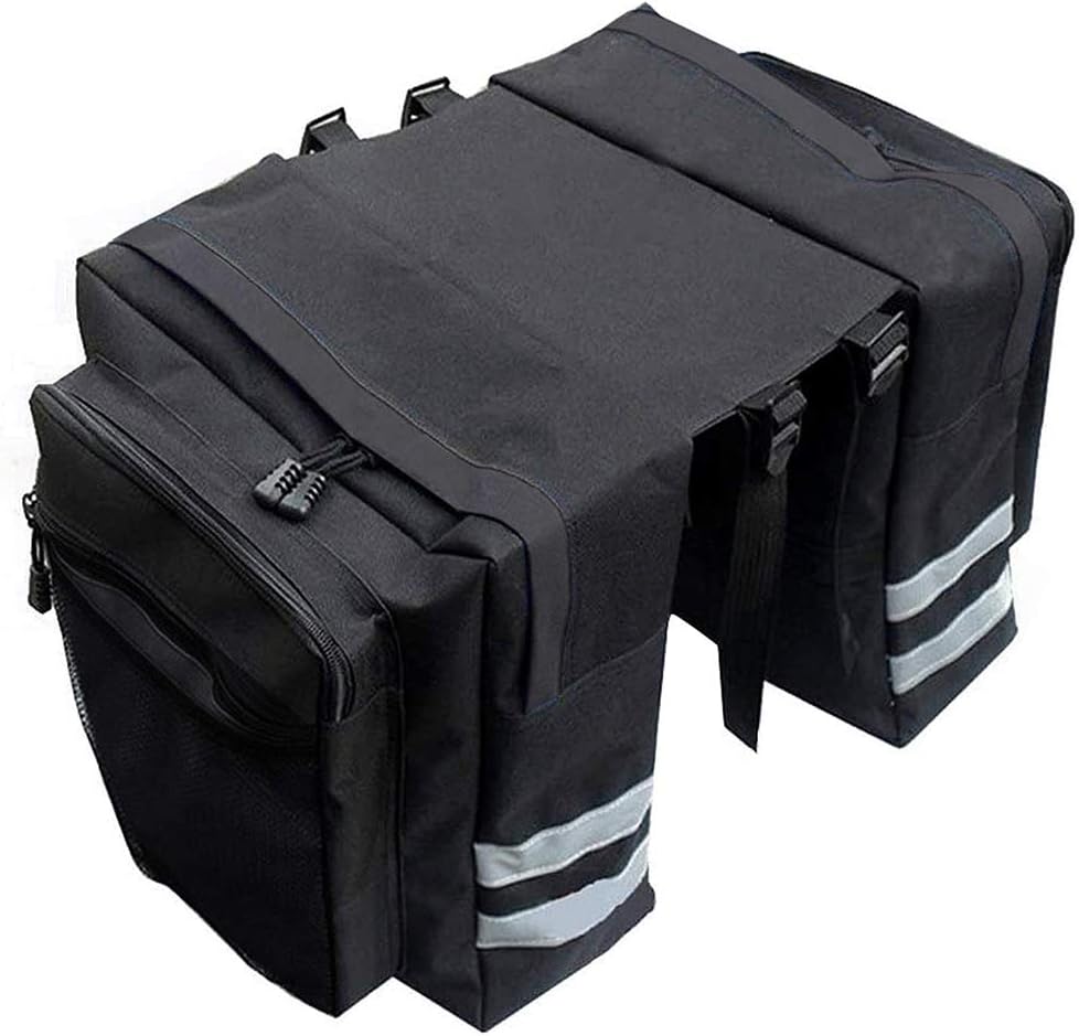 Yhuasia Fahrradtasche Gepäckträger, Kofferraumtasche, Doppeltasche, Fahrradtasche, Doppeltasche, für