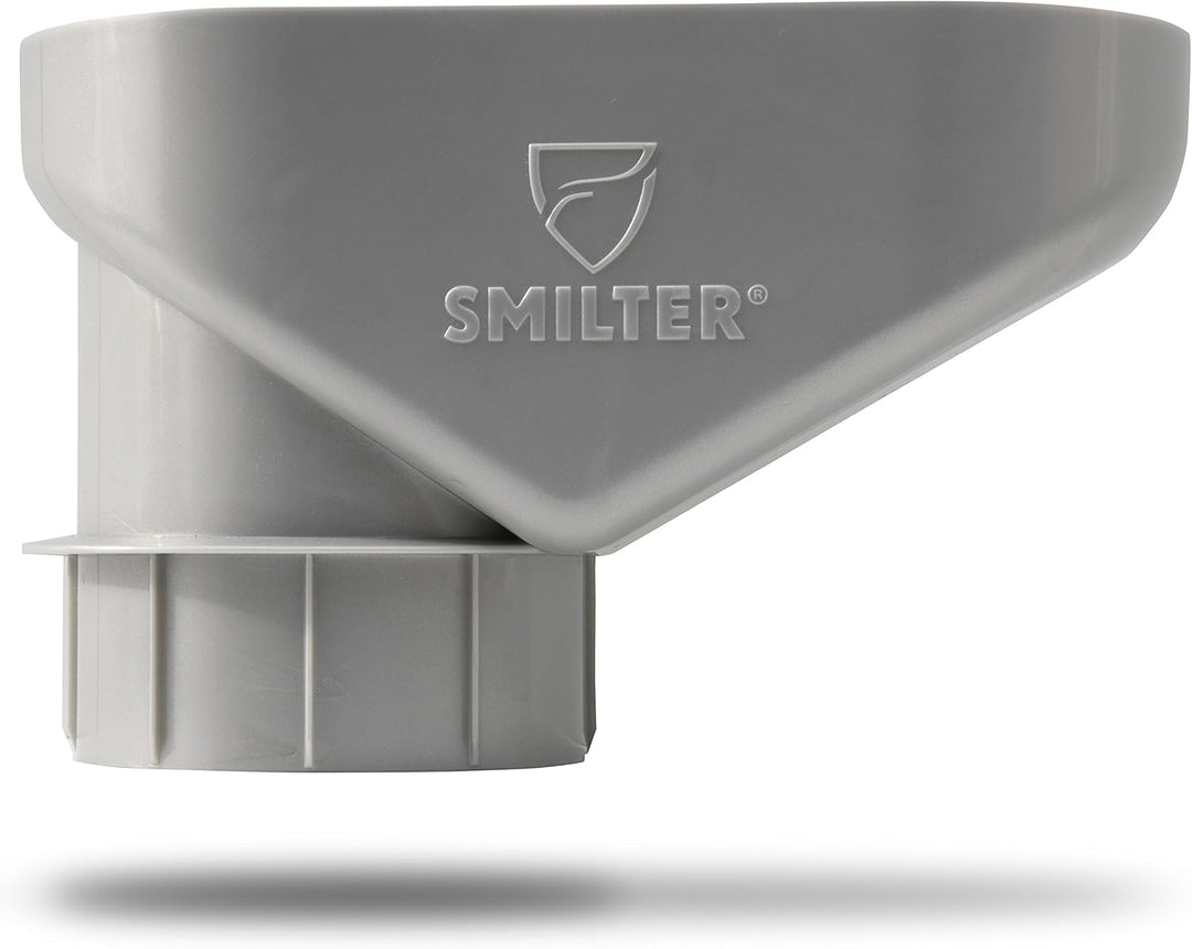 SMILTER Laubschutzkorb für Regenfallrohre DN100 in der Farbe Silber Metallic, Silber Metallic