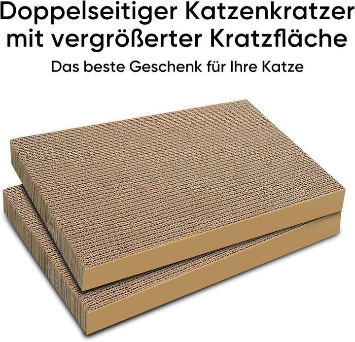 Katzenkratzer 6 Packungen Nachfüllpackung Katzenkratzpad Karton für Indoor Katzen und Kätzchen, Alle