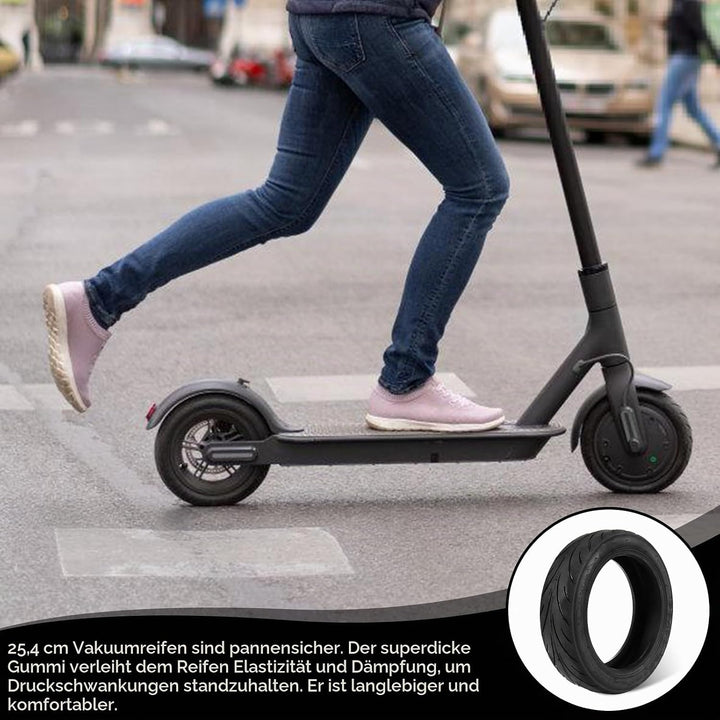 60/70-6.5 Reifen Ninebot, Max G30 Reifen E Scooter Reifen, Tubeless Reifen mit Ventil, Selbstreparie