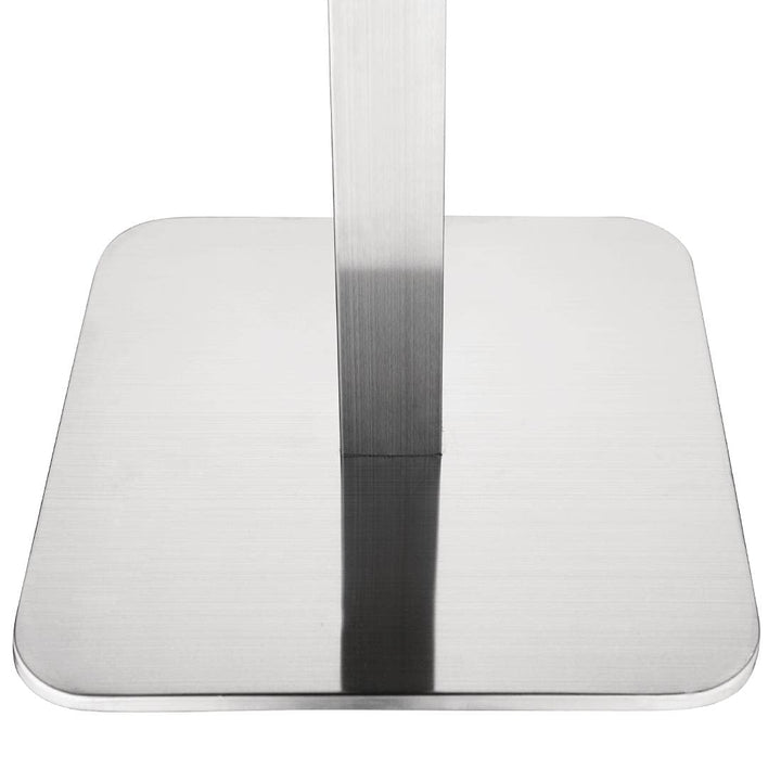 Bolero gk993 Tisch Boden, quadratisch, Edelstahl