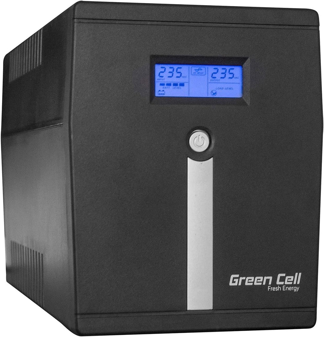 Green Cell 2000VA 1400W Überspannungsschutz 230V, UPS09, Multicolor