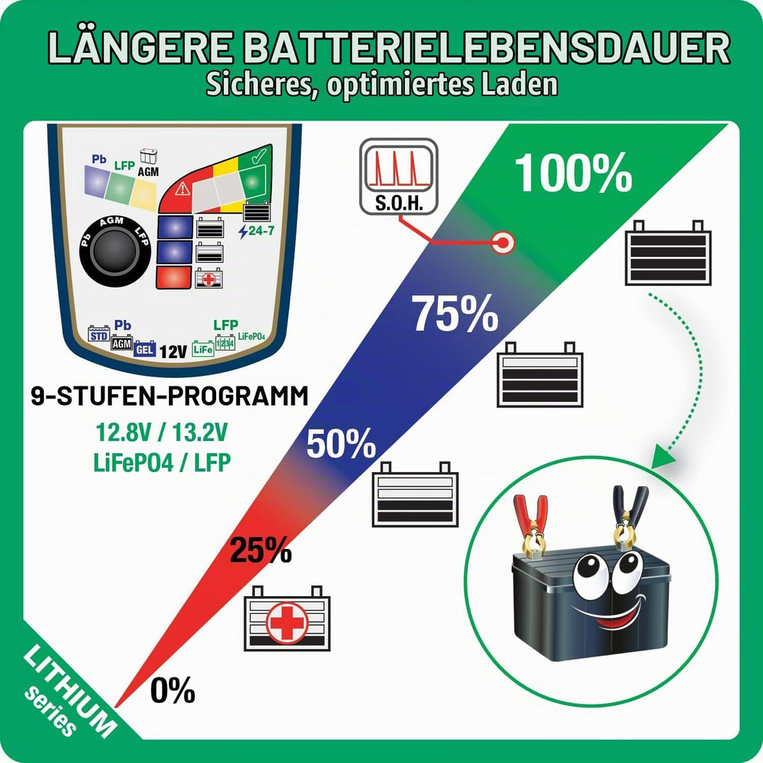 OptiMate Lithium 4s 6A