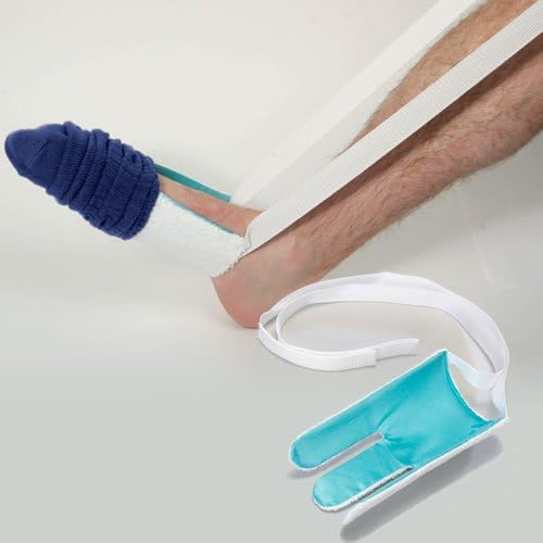 Homecraft Terry Cloth Sock Aid, Stocking Puller, Easy On and Off Pulling Assistance for Elderly/Disa