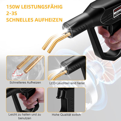 Kunststoff Schweissgerät - 150W Plastikschweissgerät Kunststoff Reparaturset 821PCS, Kunstoffschweis