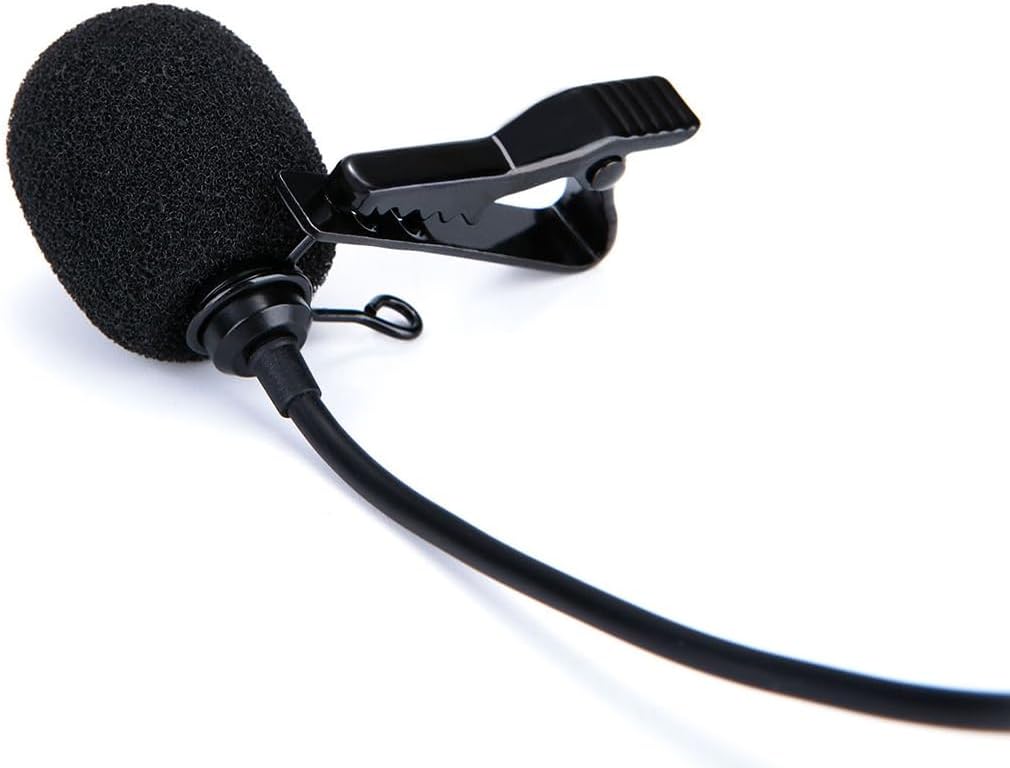 MOJOGEAR Pin-Mikrofon mit USB-C-Anschluss – 3 Meter Kabel – Ansteckmikrofon kompatibel mit Android-S