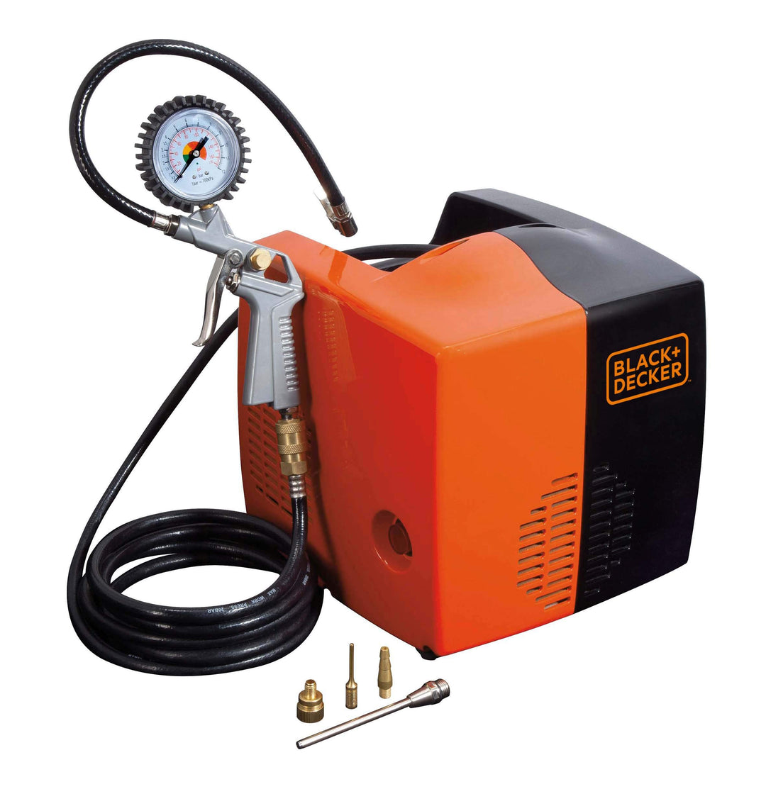 Black+Decker 8215340BND701 Druckluft-Kompressor, 180 Liter pro Minute CUBO, CUBO