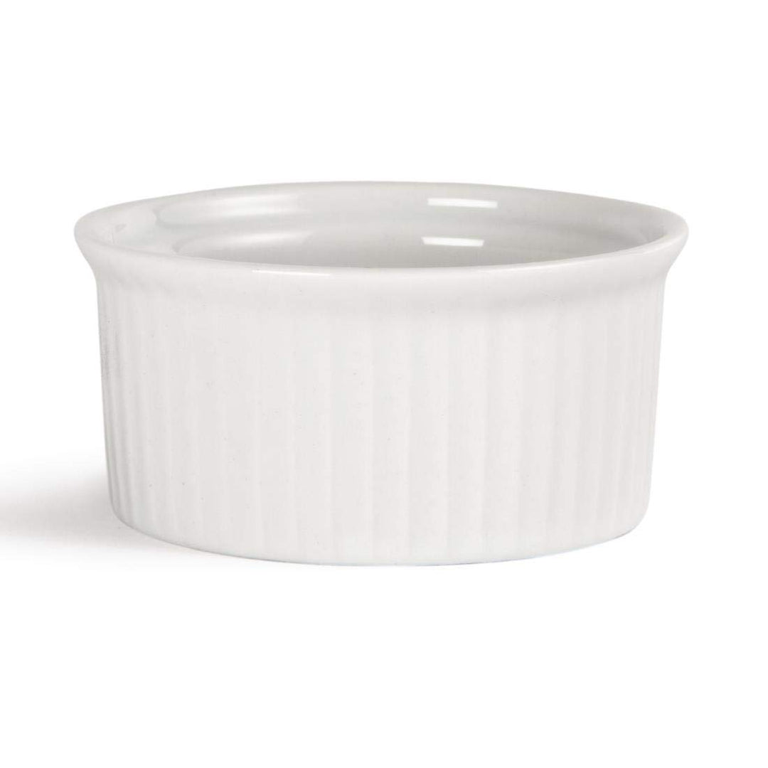 Olympia Whiteware Auflaufförmchen, 70 mm/2,75 Zoll / 60 ml/2,5 oz (12er-Pack), weisses Porzellan – A