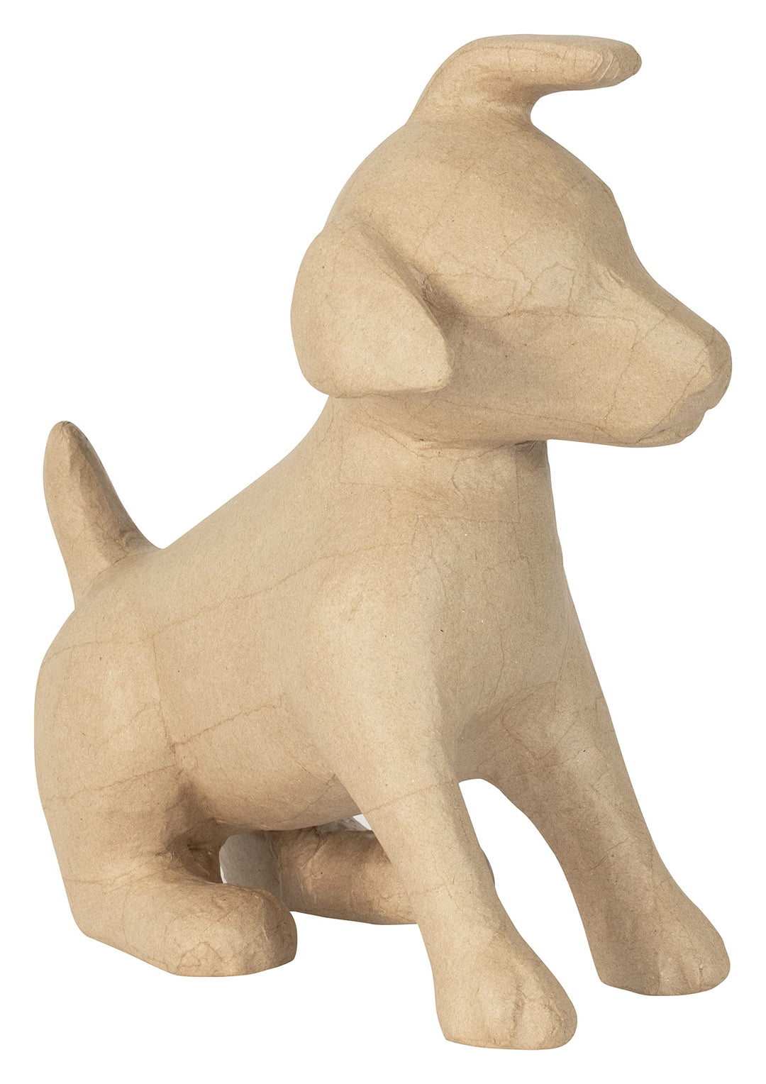 Décopatch LA026C - Träger Hund aus Pappmaché, 35cm, einfach zum Verzieren, Kartonbraun, 1 Stück, Hun