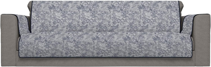 Italian Bed Linen “Glamour” rutschfest Sofa Abdeckung, Dunkel blau, 4 Plätze 4 Plätze Dunkel Blau, 4
