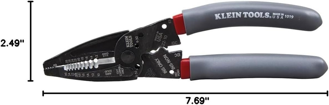 Klein Tools 1019 Klein Kurve Wire Stripper/Crimper/Cutter for B and IDC Connectors, Terminals, More