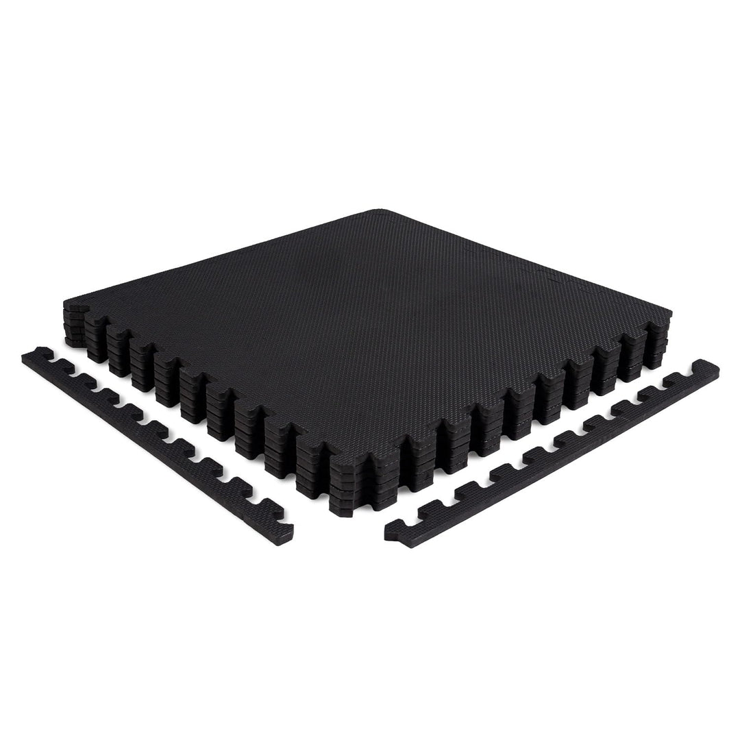 Sportstech BS100 Bodenschutzmatte Fitness Set für Zuhause, Sportmatte, Gymnastikmatte, Puzzlematte,