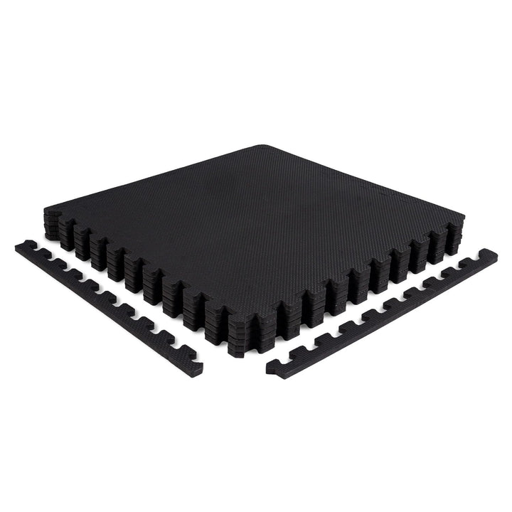 Sportstech BS100 Bodenschutzmatte Fitness Set für Zuhause, Sportmatte, Gymnastikmatte, Puzzlematte,