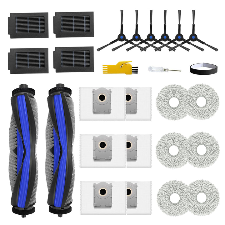 Zubehör für ECOVACS DEEBOT T50 Max Pro Omni / T50 MAX PRO Omni Gen2 Roboter-Staubsauger 2 Hauptbürst