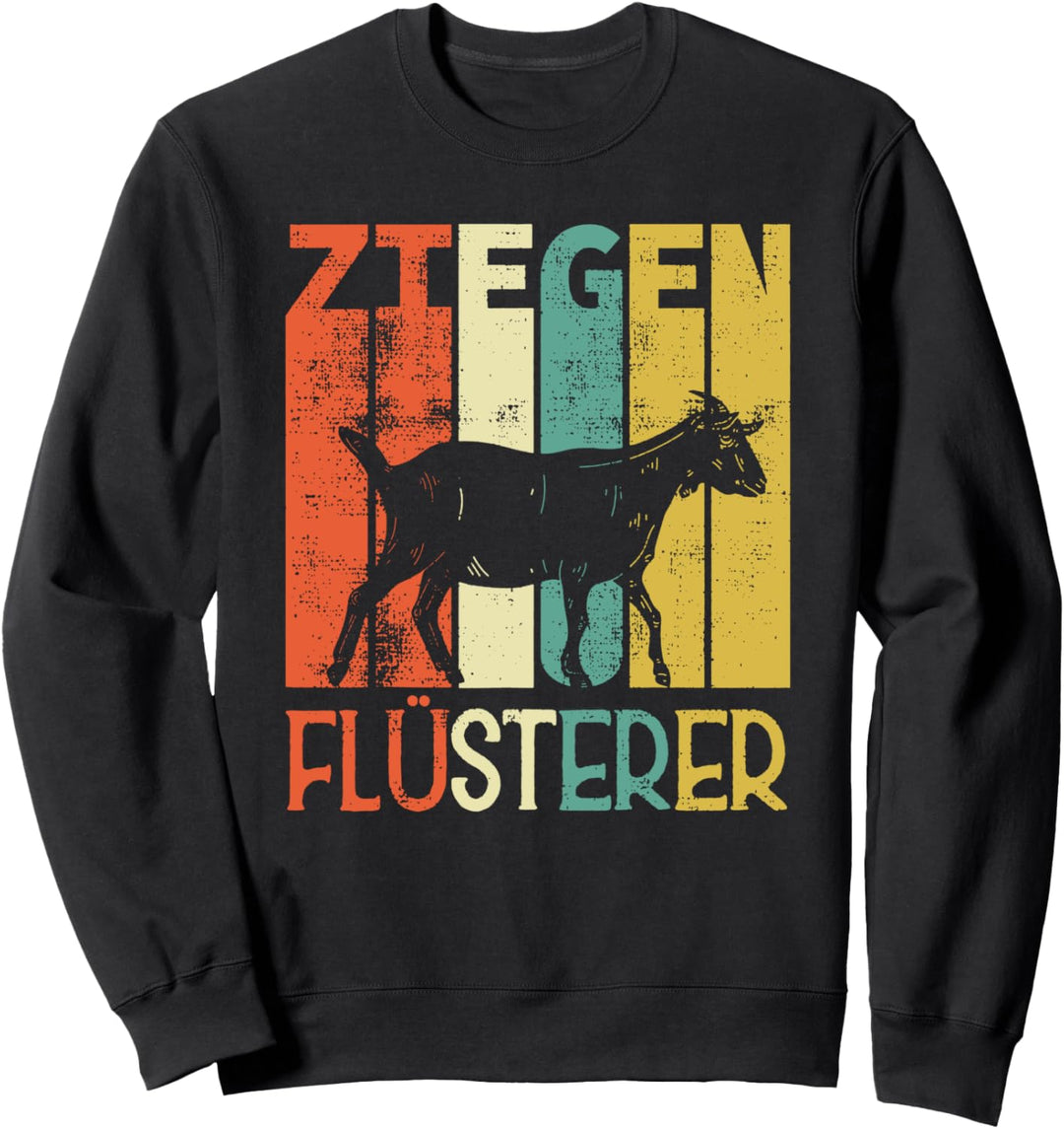 Ackerdemiker Vintage Retro Ziegen Flüsterer Landwirtschaft Sweatshirt